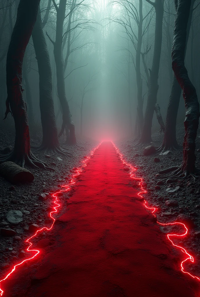 scary corrupted red carpet