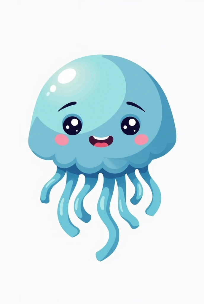 Create a logo for a jellyfish shop, sesame oil, Jin Nam Jin Seafood, delicious, business style, if you come to buy, it's easy to see, not many details, Thai style, professional design for logo design to be popular in the market, easy to see, easy to remember, blue color.