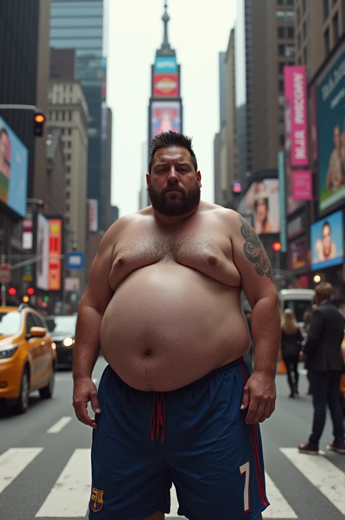 Obese Messi in NYC