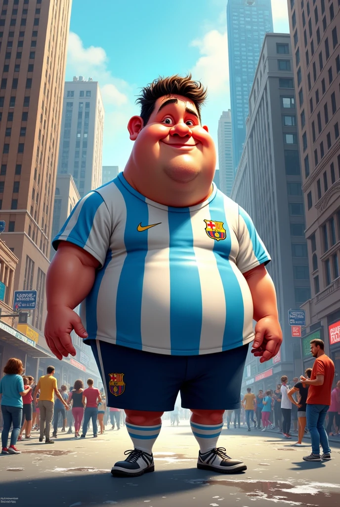 Messi chubby in NYC