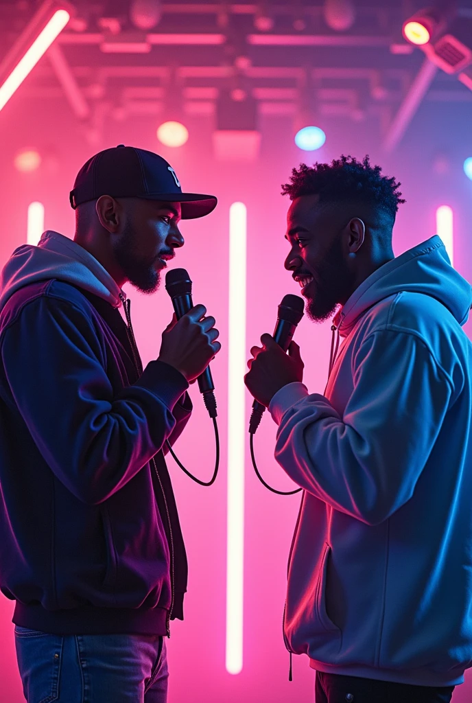 A tiktok ask photo about rhyme battle