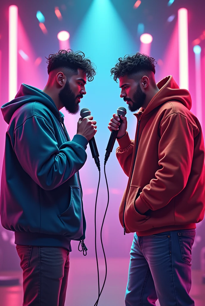 A tiktok ask photo about rhyme battle