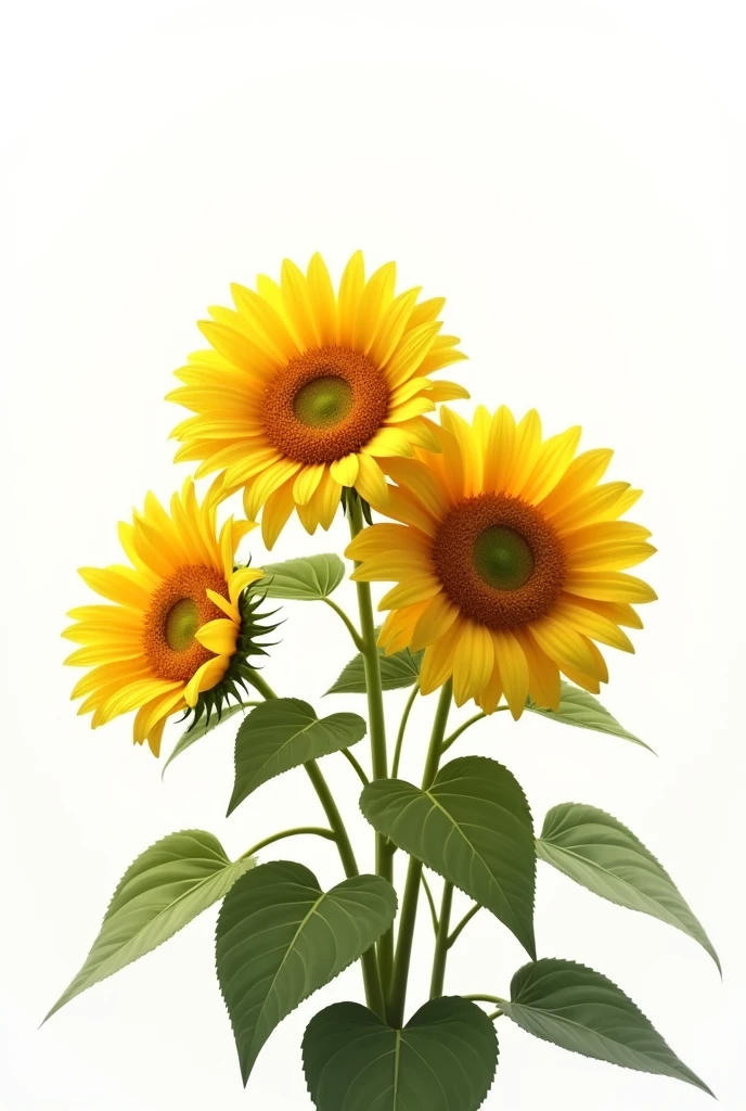 Create an art with a white background In the center of the art there should be sunflowers On top: Pro Gil Sunflower Below; Not One Sunflower Less Create another model