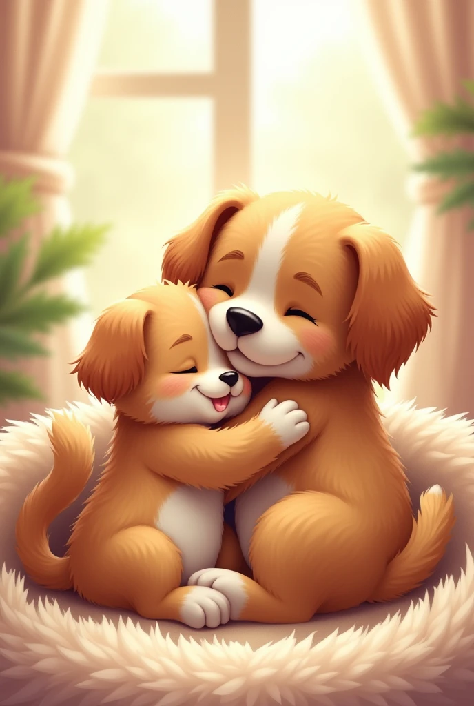 Cute cat Dog love