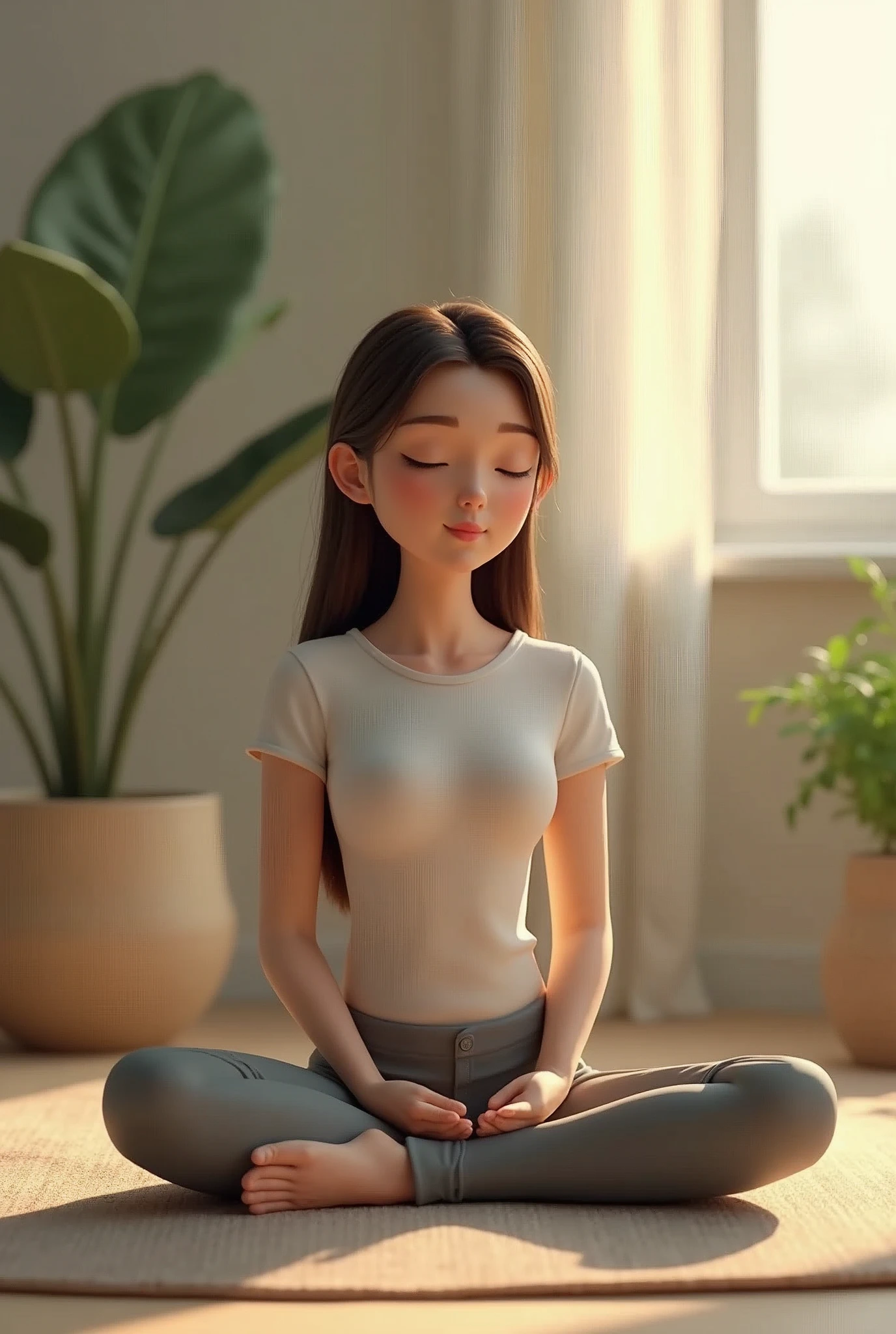 To a person sitting correctly
