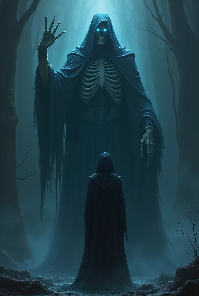 (volumetric lighting, best shadows, dark art, creepy atmosphere), surreal, (horror \(theme\):1.1), (otherwordly:1.5), BREAK, (cursed tree:1.3), (a kid in the center of a cursed graveyard:1.2), orbs of pulsating iridescence, abyss without end, nightmarish landscape, despair, terror, fear inducer, heavy fog, loneliness, specters, BREAK, (tombstones:1.3), apocalipse, doom, EdobHorrorLandscape, <lora:LowRA:0.7>, <lora:add_detail:1> , <lora:EdobHorrorLandscape_v1.0:0.1>