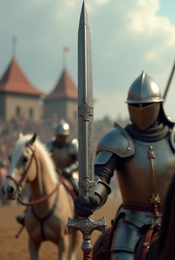 weapon, jousting lance, fantasy, mediavel, argent