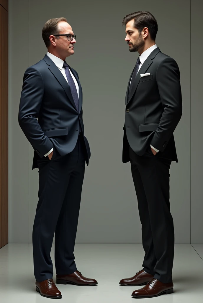 Two men in suits and ties