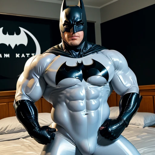 full swollen pump it balloon in own muscles and swollen it bicep has wide muscular neck and hips flex bumping swollen bicep tight huge bulge Batman even bigger and more muscular than normal camera view under light blue Batman blue Smooth Costume LaTeX over growing bigger monster Huge muscles chest Only white power Ranger merge Batman Huge muscles big bulge erection under latex suit Looking up and scream of pleasure musculature Batman has swollen bicep and chest with pecs under white latex suit from arkham asylum even more muscular and bigger and massive hard Molesting frottage on the bed other Batman muscular legs małe thick swollen muscular big batman bodybuilder only in withe grey and shiny latex full body suit, growth bump up chest. big buff packed create a Batman presenting tight latex pants huge bulge, wide chest, huge batman, huge muscles, very packed, buff chest, abs, big bicep, muscular white grey Batman in latex, full body costume and has big erection bulg