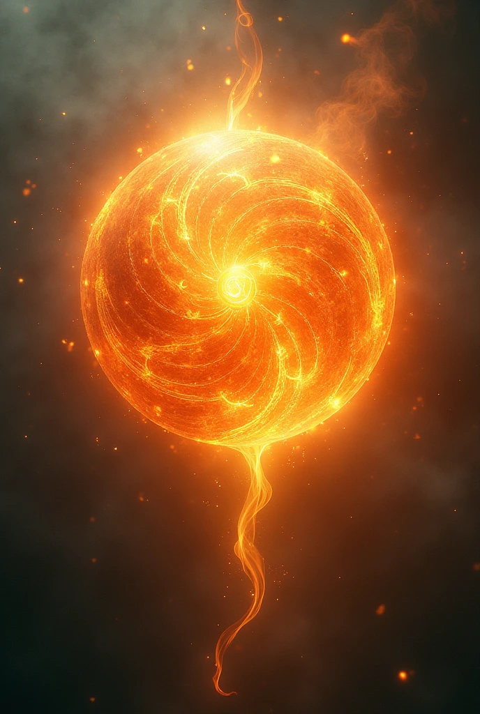 a flaming sphere that contains all virtues such as courage, humility, Respect, chastity,patience, Temperance, sacrifice.