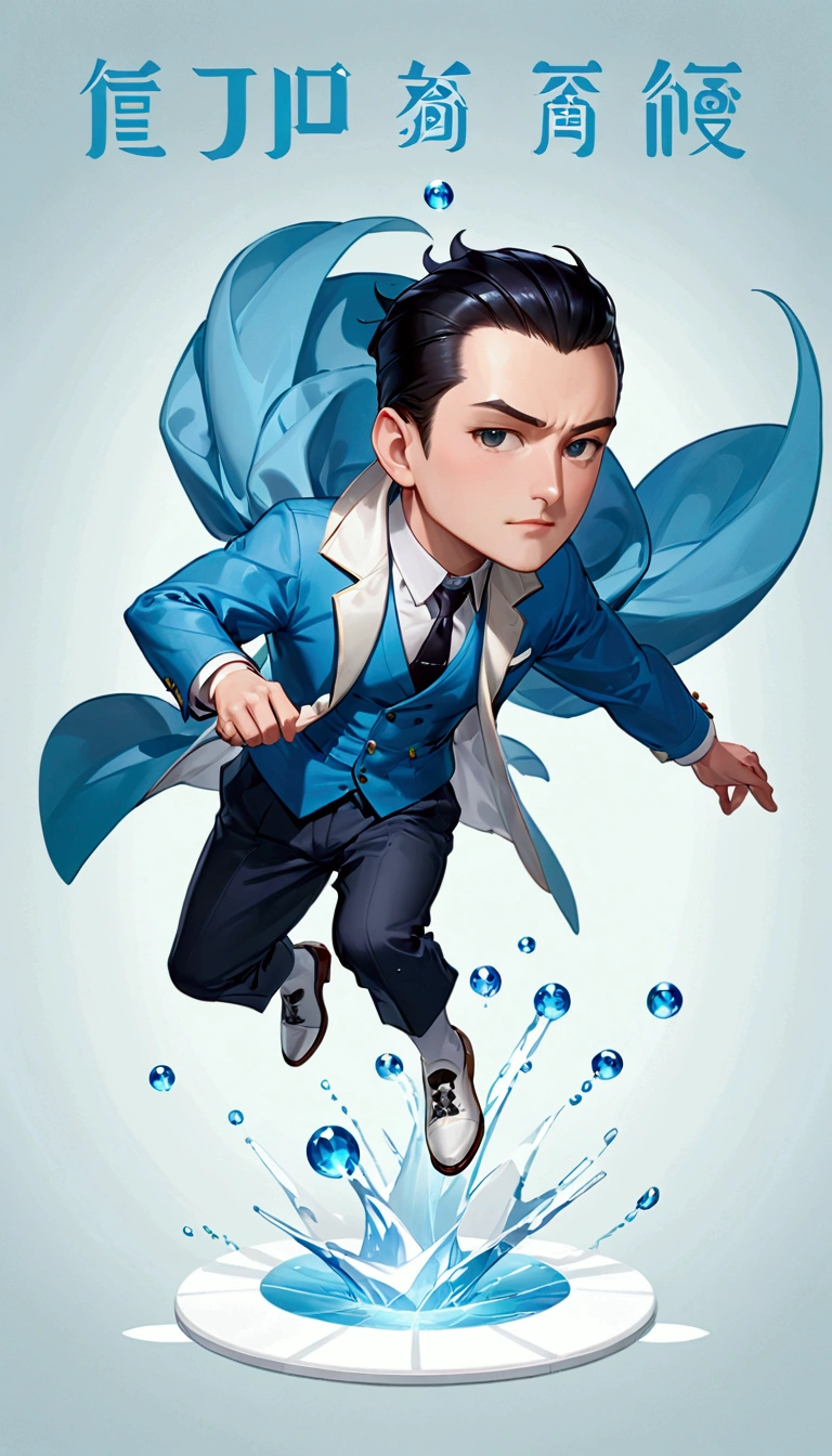 Highest quality、high resolution、High detail、consul、Slicked back hair、Cool Uncle、whole body