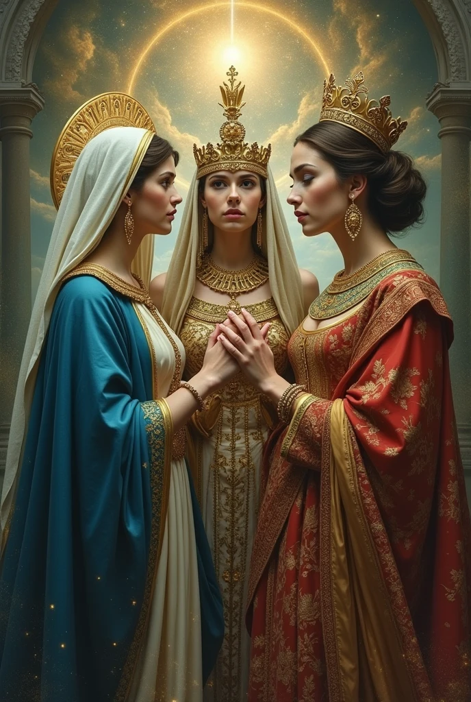 Virgin Mary, Cleopatra and Marie Antoinette
