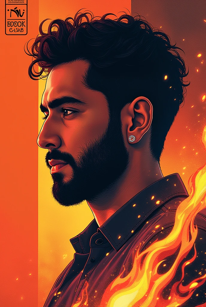 Create an image in the size of a bookmark that is, make reference to the. Youtuber Felipe Neto and also the book Fahrenheit 451. P also puts some references to the fn book club. New club founded by Felipe Neto.