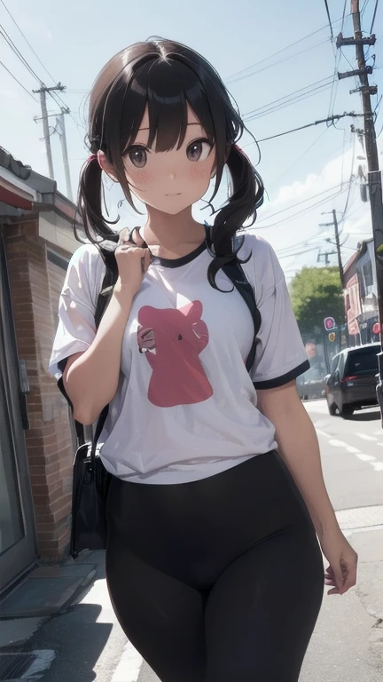 (You must follow these instructions:2),masterpiece, Highest quality, Very detailed,(The inside of the pants he is wearing is being invaded by semen:1.6),(The woman walking in front of her is wearing soft trousers, through which the unevenness of the sports panties she is wearing underneath is vaguely visible, and this has been depicted delicately and meticulously.:2.1),(A small, dark-haired person's whole body seen from behind:1.7),(on the face of her trousers that is appearing smooth convexoconcave over the panty:2.2),(A short Japanese woman is walking alone with her back turned:1.8),(A petite woman with dark hair is seen walking down the street, wearing a casual outfit and showing her whole body.:2.3),(The woman had been ejaculated deep into her vagina, which was hidden by her trousers.:1.8),(The crack of her butt doesn't go in that deeply.:2.5),(A large amount of semen is smeared on the bare skin of the woman in front of me.:1.8),(This short woman has her pants tightly fitted over her cute butt, but underneath the fabric you can clearly see the gap between her panties and her butt.:2.1),(This woman's dirty panties are wedged between her tightly fitted trousers and her soft ass, the outline of which is clearly visible through the thin fabric of her trousers.:2.1),(The woman walking ahead of me had her stinky panties and the line between her butt and her pants was clearly visible through the fabric.:2.1),(in her clothing ejaculated over and over:3.7),(her hidden vagina is certainly fertilized:2.4),(Fishy-smelling milky liquid:2),(She has the innocence of a young girl.:1.8),(Back view of a woman walking down the street in Tokyo:2.6),(A woman walking, seen from behind at a distance.:2.3),(A slightly plump face:1.5),(A little small in height:1.6),(Slightly thick legs:1.4),(Slightly short legs:1.6),(She looks like a Japanese idol:1.5),(normal body structure:1.9),(In fact, her crotch is soaking wet with love juice.:2.3),(elected mens chasing her:2.5),(A little bit of defecation is coming out of the anus hidden in the pants.:2.2),(Portrait of a short, young woman:3.2),(This woman wears slimy, smelly panties inside her pants:3.5)