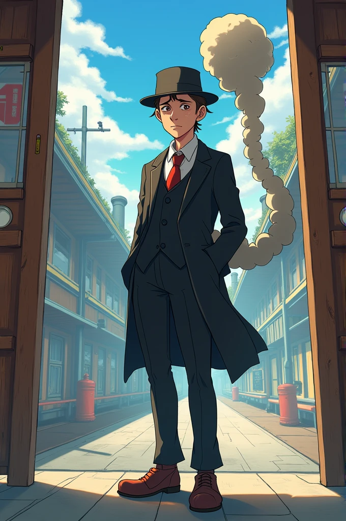 best quality, masterpiece,
cowboy shot, smoking, cigarette,
night, starry sky,
1boy, solo, jigen, beard,
hat, formal,
<lora:Lupin_Jigen:0.8>
<lora:LowRA_Dark:0.7>,