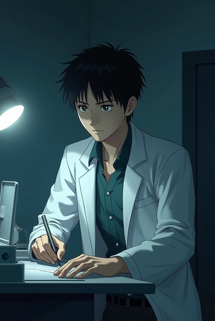 Gojo Satoru, Diagnostic doctor without coat outfit, less lighting