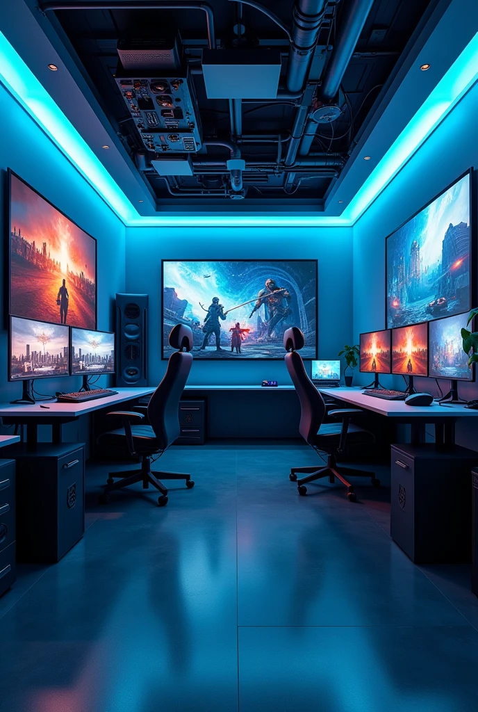 Gaming Room, extremely large, cool ,hi Quality

