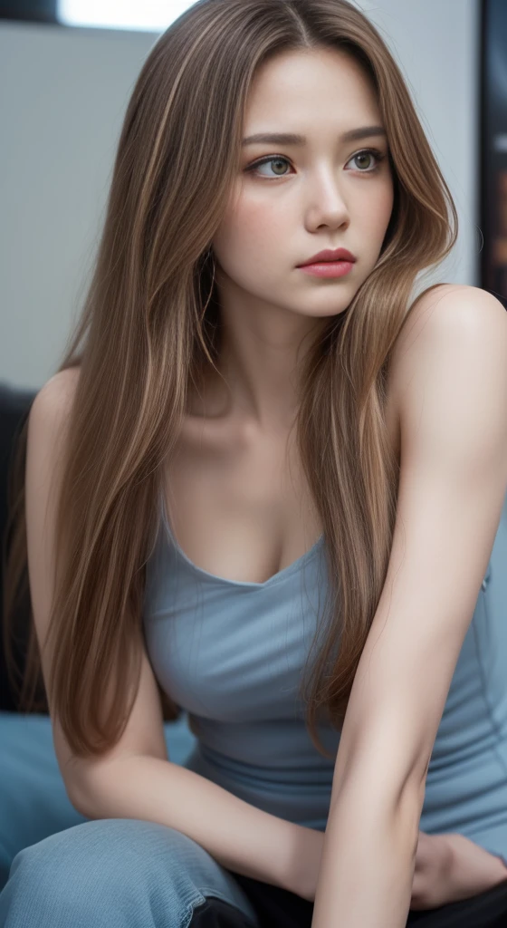 realistic,polite dress,(Fighter Action War Movie Poster),(foundation film reference: 1.8),realistic,Air Force general uniform,(realistic face resolution),movie pose,adult,skinny,big,one long-haired dark blonde woman,serious face,SF,SF,Various support characters