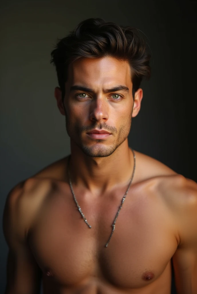 Generates the image of the actor Henrry cavil naked