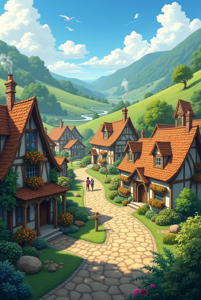 A beautiful village