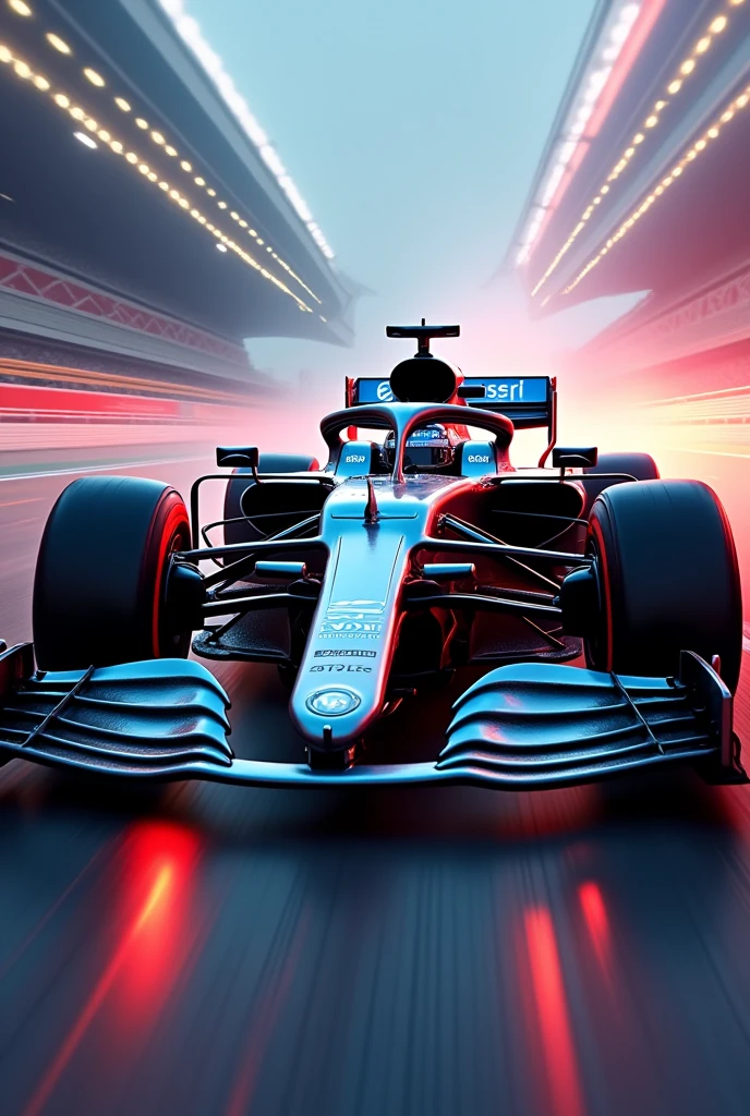 Can you generate an image that represents the speed of an F1 car??