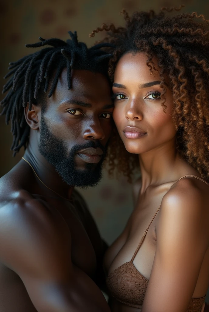 ((best quality)), ((masterpiece)), (detailed), 1 black man, 1 white woman, doggystyle sex
