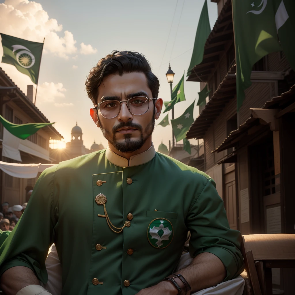 "Apply Jashan-e-Azadi Look while Keeping the Face Unchanged"
Prompt Description:
Please provide an input image of a person, ensuring that their facial features, expressions, and overall appearance remain unchanged. We will apply a Jashan-e-Azadi (Pakistan's Independence Day) look to the image without altering the face.
In the transformed image, the person's attire will be modified to reflect traditional Pakistani clothing, such as a shalwar kameez or a kurta with a waistcoat, evoking a sense of national pride and cultural heritage.
The background will be adorned with vibrant decorations, green and white banners, and Pakistani flags, capturing the festive spirit of Jashan-e-Azadi. This modified image will showcase the person celebrating the occasion while preserving their original facial identity. The final result will radiate unity, pride, and the essence of Pakistan's independence celebration. 🇵🇰🎉✨