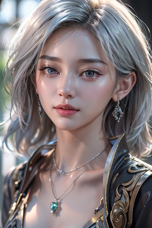 (8k, RAW photo, photorealistic:1.25) ,( lipgloss, eyelashes, gloss-face, glossy skin, best quality, ultra highres, depth of field, chromatic aberration, caustics, Broad lighting, natural shading, Kpop idol) looking at the audience With serenity and goddess-like bliss,