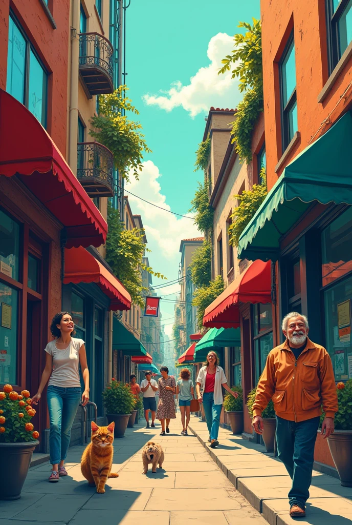 On every corner, a trace of life,  
A loose laugh, a hidden tear.  
Coffee on the table, the smell of the city,  
In simple gestures, true freedom.

The streets speak in rhyming language,  
Everyday life is art that comes closer.  
A cat passing by, an old man telling,  
Stories of a time that will never return.

Logic says goodbye, the absurd sets in,  
In the dance of days, life is a room.  
Between laughter and echoes of subtle irony,  
The parody shines with its gentle manner.

We value the now, the moment so brief,  
With humor and mockery, Life dares.  
And so we continue this never-ending party,  
With the lightness of the verses that bring the yes.