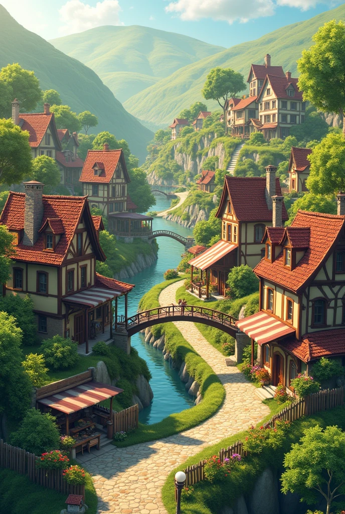 A beautiful village