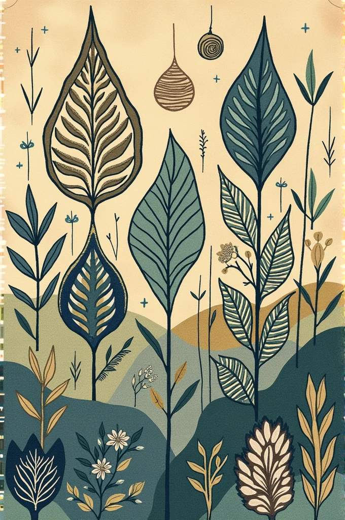 Geblek renteng batik artwork mixed with Adiwiyata natural wisdom that is simple and easy to draw in a traditional way