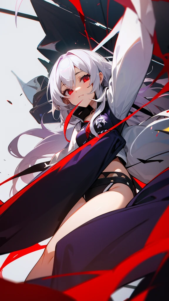Highest quality　I have long hair　Gray Hair　Sagume Rare God　Red eyes　I don't have anything　Odd Eye　Swimwear　One person