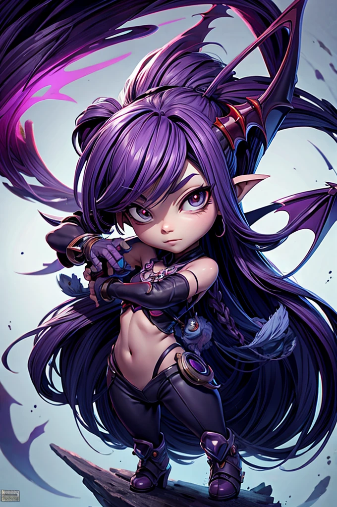 Rayman Legends style tree, character estilo art rayman legends, (girl), fully body, STYLE language, Giant Accessories,Giant Monster, Little bunny, sensuality, FANTASY, attack the SHADOW monsters, THE SHADOW MONSTERS, Hot girl,((little vampire))