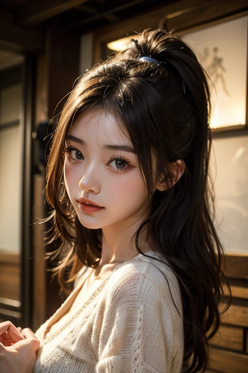 masterpiece、8k、32K、Highest quality、(Detailed eyes)、(Cute Japanese Woman)、23 years old、one person's、elegant、(Detailed background depiction、Portraiture:1.2)、cover your chest with your hands、Hilarious, attractive、Panoramic view of the huge berth、cover your chest with your hands, ((Highest quality、masterpiece、8k、Best image quality、Ultra-high resolution、Award-winning works)、(Close-up of a woman'face:1.35)、(裸faceのクローズアップ:1.3)、(Accurate anatomy:1.1)、(Look at me and smile:1.hining fair skin with Ultra-high resolution、最も詳細なface、Ultra-high resolution detailed face、Ultra-high resolutionの髪の毛、(Ultra-high resolutionの煌めく瞳:1.1)、細部まで描かれた美しい笑face、very bright and vivid、美しいface、(Fantastic Fog:1.1)、Beautiful and bright sunset、Great cinema lighting、The most romantic sunset、Ultra-high resolutionの艶のある唇、Lust and moisturized skin、Beautiful natural open-air bath、Romantic love feeling、perfect beautiful teeth, (full body s熱い:1.2), No clothes, No underwear, In a white dress