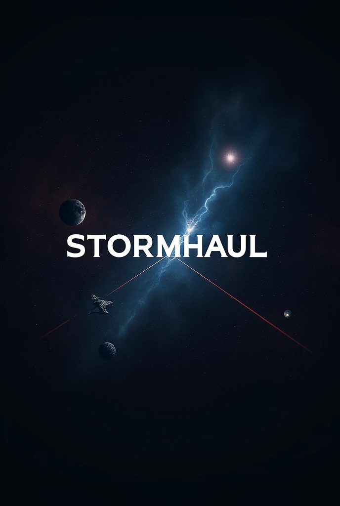 Stormhaul written in small letters with a star wars background to make a profile picture