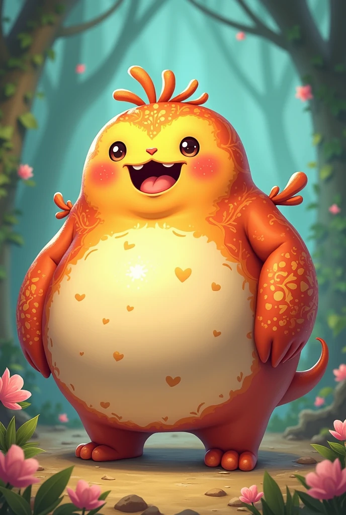 give me a picture of a churejon with a belly