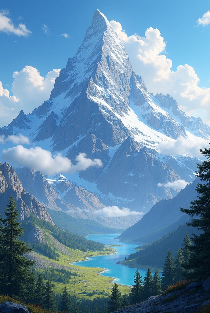 A mountain 