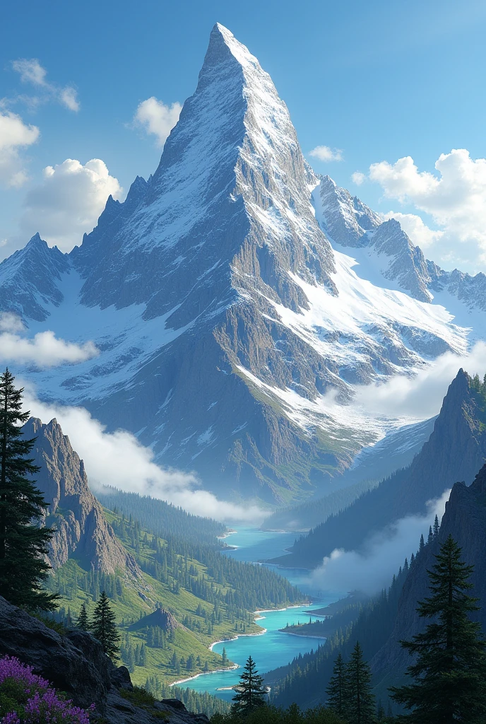 A mountain