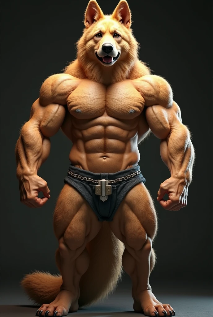 ((canid)), ((canine)), ((German Shepherd)), (canis), (domestic dog), (mammal), (Anthro), Muscular, Muscular Male, Muscular anthro, (((humanoid penis))), (((humanoid genitalia))),((humanoid balls)), ((5 fingers)), (((pubes:1.0))), (((chest hair:1.0))), (((arm pit hair:1.0))), (pose:1.3), (posing:1.3), realistic lighting, highly detailed, 4k, hi res, five fingers, detailed hands, ((detailed face, (detailed eyes:1.0), detailed)), 1boy, (((mature male))), (((mature))), (((DILF))), (((Daddy)))