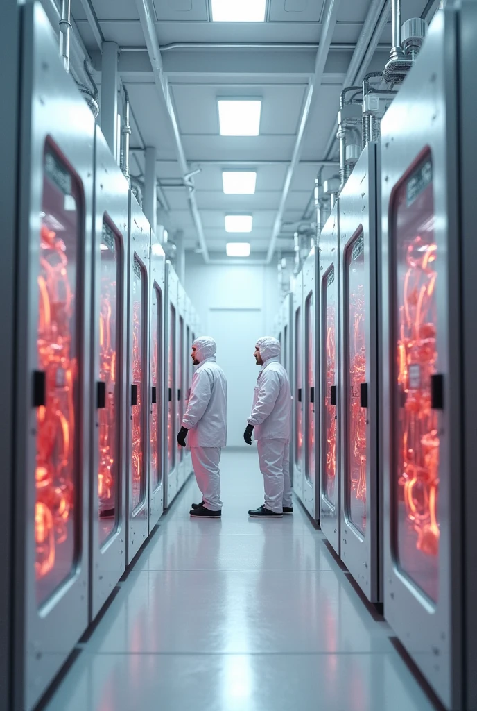 A large 3D printed meat production company