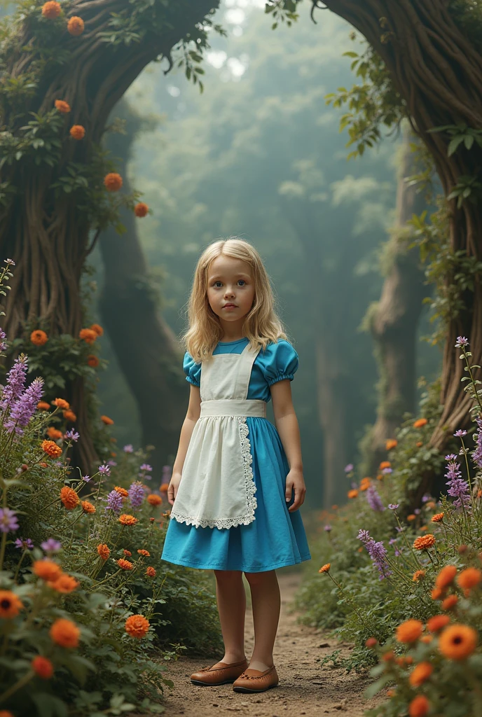 Without realizing that I had grown older and turned 30、Alice in Wonderland still believes herself to be a girl。