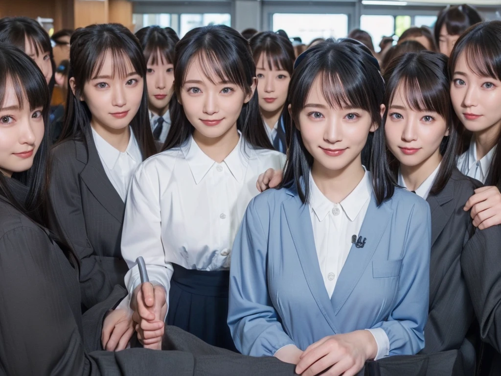 (((8k, 超High resolution, Highest quality, masterpiece))), (Insincere laughter), (avoid), (((22 years old)))、日本人Women、Beauty、Beautiful Skin、Semi-long hair、Black Hair、メイドWomen、Maid clothes、100 cute 、smile、High resolution、Soft Light、Beautiful detailed、Very detailed、eyes and face、Beautiful attention to detail、Wide-angle field of view、Depth of subject、top view、Full body description、Zoom out、((Very detailed depiction of the double))、(((multiple girl)))、((((6+girl))))、((((100))))、(((1000)))、((((100人のWomen))))、(((10000)))、(((Crowd Shot)))、(((women only)))、(((Women、The same face、perfection、Consistency)))、(((Big Breasts、Deep valley)))、Matching clothes、(((Large Groups)))、(((Women増える、Double々game、Massive proliferation)))
