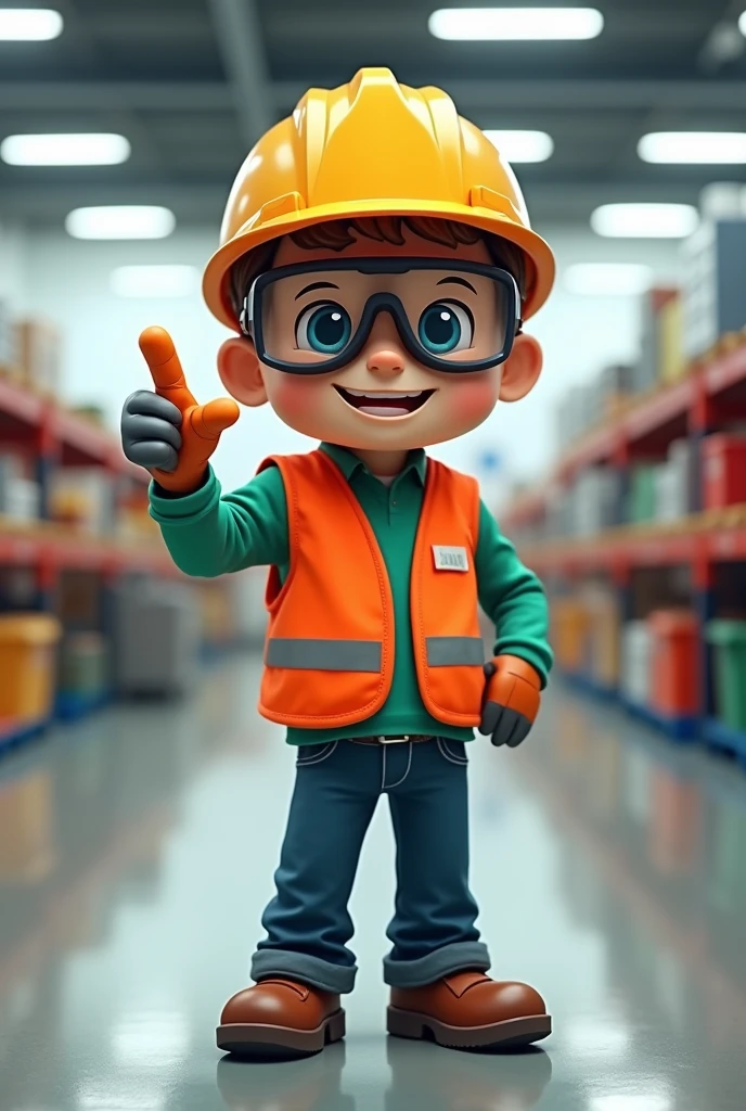 5S Safety Mascot for a Company