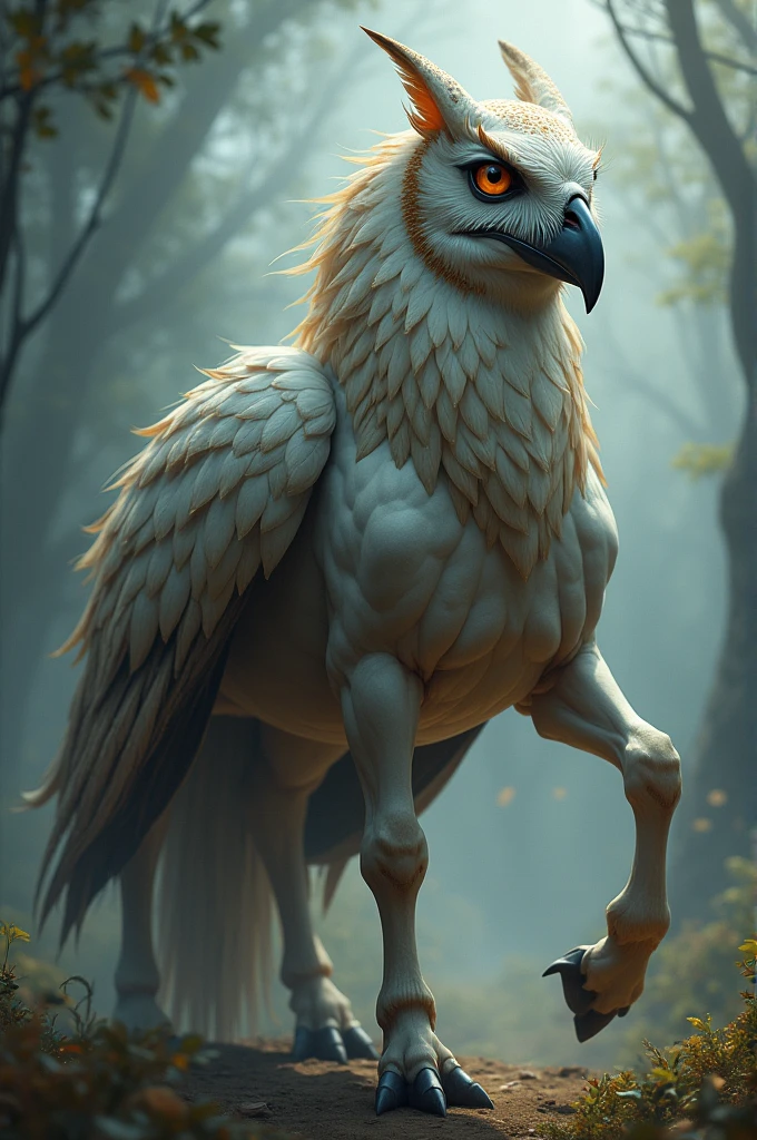 Owl-headed horse