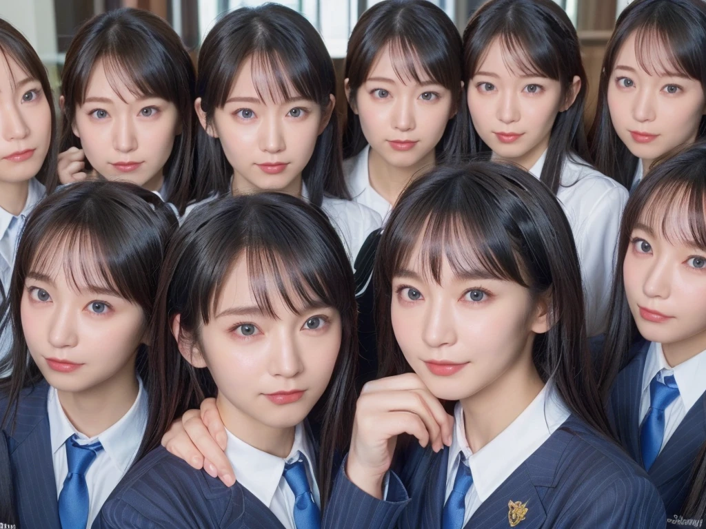 (((8k, 超High resolution, Highest quality, masterpiece))), (Insincere laughter), (avoid), (((22 years old)))、日本人Women、Beauty、Beautiful Skin、Semi-long hair、Black Hair、メイドWomen、Maid clothes、100 cute 、smile、High resolution、Soft Light、Beautiful detailed、Very detailed、eyes and face、Beautiful attention to detail、Wide-angle field of view、Depth of subject、top view、Full body description、Zoom out、(((Very detailed depiction of the double)))、(((multiple girl)))、((((6+girl))))、((((100))))、(((1000)))、((((100人のWomen))))、(((10000)))、(((Crowd Shot)))、(((women only)))、(((Women、The same face、perfection、Consistency)))、(((Big Breasts、H-cup、Deep valley)))、Matching clothes、(((Large Groups)))、(((Women増える、Double々game、Massive proliferation)))