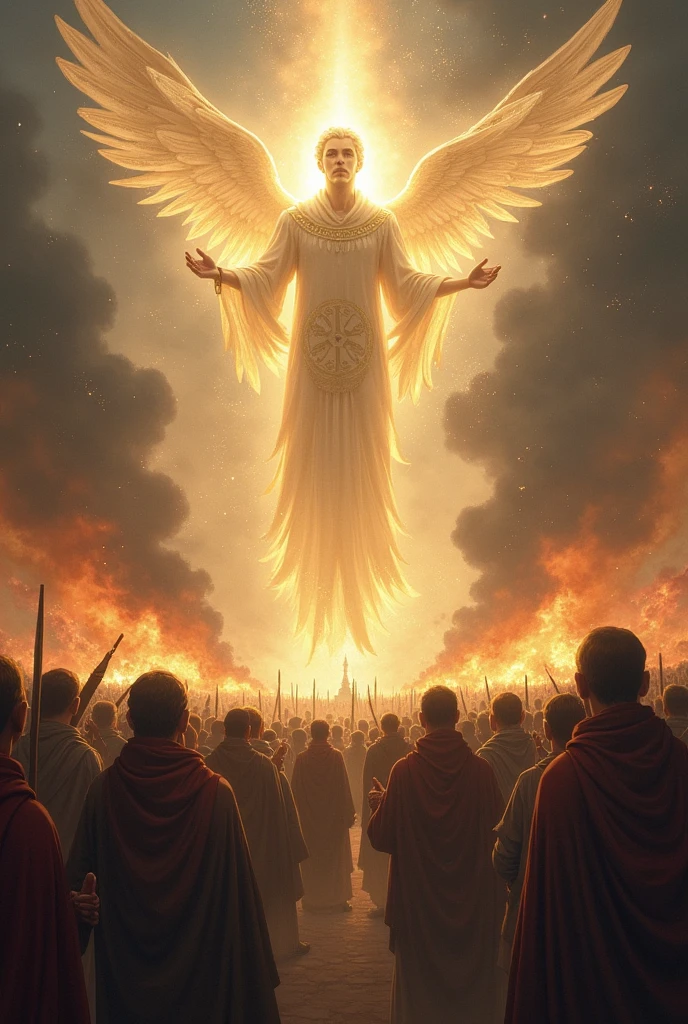 God protecting a people in a war