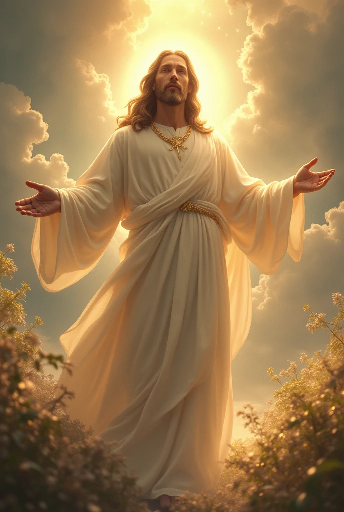 create an art to address a theme where Theme: “Before friend Jesus, we know we are not alone””, ((Art)) ,( folder)) (Maximum quality )