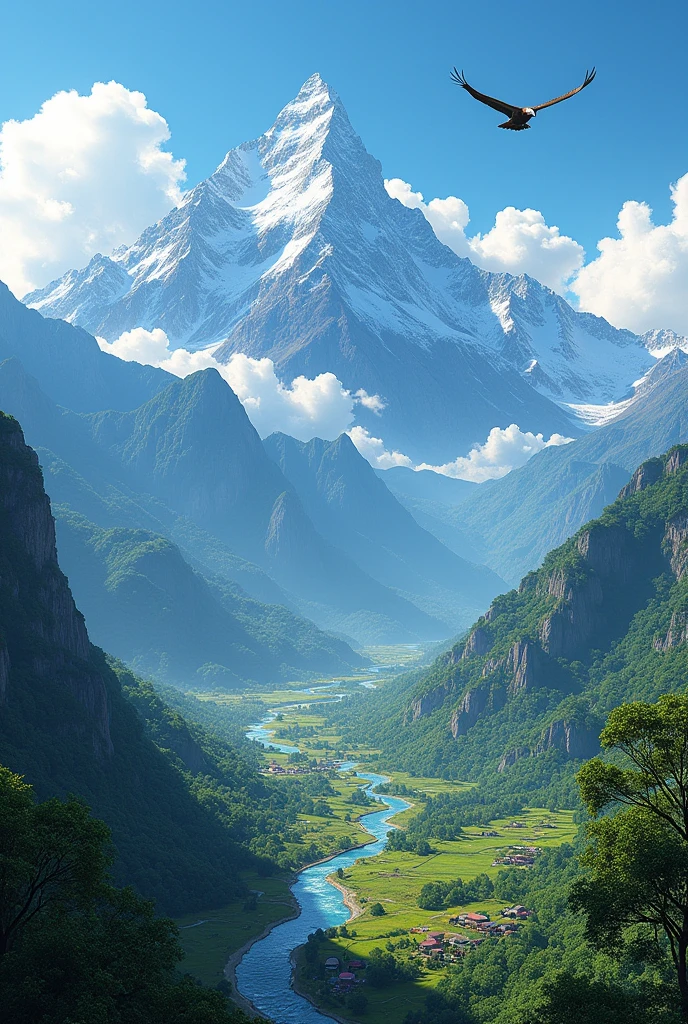 Create an image of Colombian mountains 