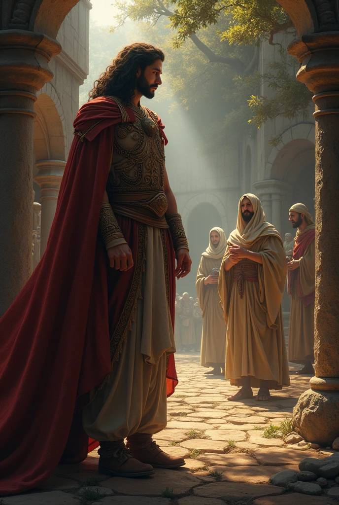 The destiny, weaver of destinies and guardian of the arcana, It was not long before he made his appearance. In a dramatic turn, Alexios received the news that Sofia was about to give birth to a child., a sign of blessing and renewal. With a heart at war, and guided by the advice of the wise men of the kingdom, decided to return to Sofia, seeking to repair broken ties and face the new responsibility of parenthood.