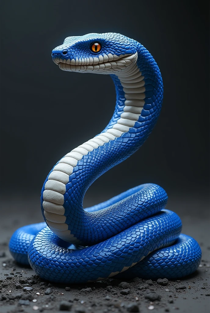 Israel flag on snake